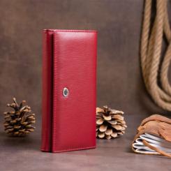 Кошелек ST Leather Бордовий Фото 6