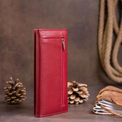 Кошелек ST Leather Бордовий Фото 7