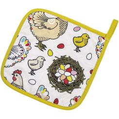 Кухонная прихватка Home Line Курочки 20x20 см Фото 1