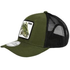 Кепка coFEE Five Panels Snap Fish армійська Фото