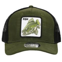 Кепка coFEE Five Panels Snap Fish армійська Фото 1