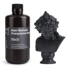 Фотополимерная смола ELEGOO Resin, Water Washable, 1кг, black Фото