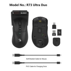 Мышка A4Tech Bloody R73 Ultra Duo Wireless Black Фото 11