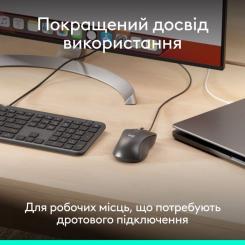 Мышка Logitech Signature M520 for Business USB-C Graphite Фото 1