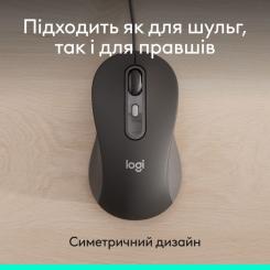 Мышка Logitech Signature M520 for Business USB-C Graphite Фото 4