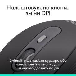 Мышка Logitech Signature M520 for Business USB-C Graphite Фото 7