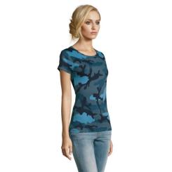 Футболка Sol's Camo women синій камо L Фото 1