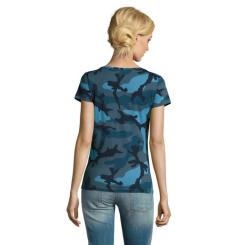 Футболка Sol's Camo women синій камо L Фото 2