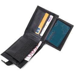 Кошелек Bond Accessories Из натуральной кожи Черный Фото 6