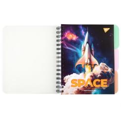 Блокнот Yes А5 Space adventure 144 аркуша пластикова обкладинк Фото