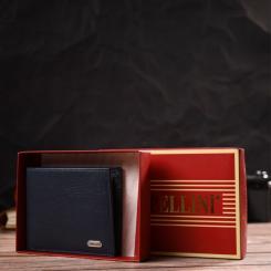 Портмоне Canpellini Из натуральной кожи Синее Фото 9