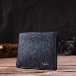 Портмоне Canpellini Из натуральной кожи флотар Синее Фото 6