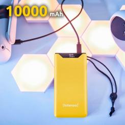 Батарея универсальная Intenso F10000 10000mAh QC/3.0 yellow Фото 5