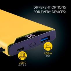 Батарея универсальная Intenso F10000 10000mAh QC/3.0 yellow Фото 7