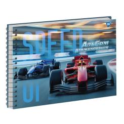 Альбом для рисования Yes А4 40 Спіраль Racing Фото 1