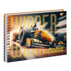 Альбом для рисования Yes А4 40 Спіраль Racing Фото 2