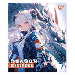 Тетрадь Yes Dragon mistress 12 аркушів лінія Фото 2