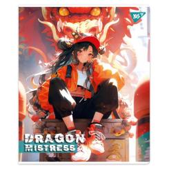 Тетрадь Yes Dragon mistress 12 аркушів лінія Фото 3