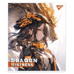Тетрадь Yes Dragon mistress 12 аркушів лінія Фото 4