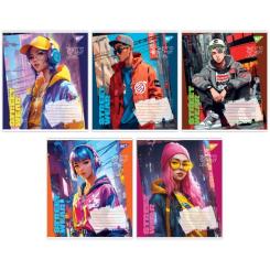 Тетрадь Yes Street wear А5 36 аркушів клітинка Фото