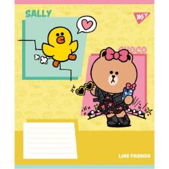 Тетрадь Yes Line Friends Funny А5 12 листов линия Фото 1