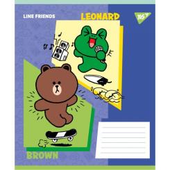 Тетрадь Yes Line Friends Funny А5 12 листов линия Фото 2