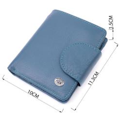 Портмоне ST Leather Бирюзовое Фото 2