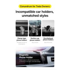 Универсальный автодержатель Baseus C02 Magnetic Phone Holder Cluster Black Фото 9