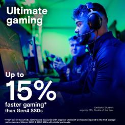 Накопитель SSD Micron M.2 2280 2TB T705 with Heatsink Фото 3