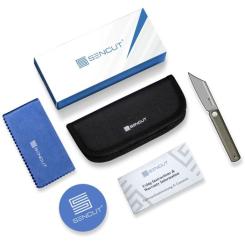 Нож Sencut ArcBlast, Black Aluminum, Darkwash Фото 7