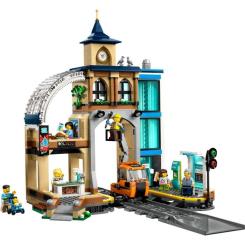 Конструктор LEGO City Центральный железнодорожный вокзал Фото 1