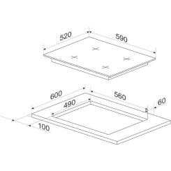 Варочная поверхность Hansa BHKW6718511 Фото 2