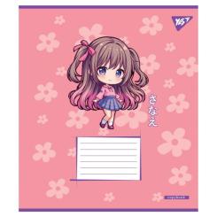 Тетрадь Yes Anime girls А5 12 листов косая линия Фото 2