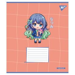 Тетрадь Yes Anime girls А5 12 листов косая линия Фото 5
