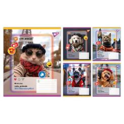 Тетрадь Yes Cute animals А5 24 листа линия Фото