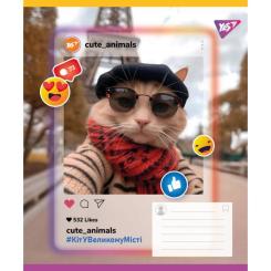 Тетрадь Yes Cute animals А5 24 листа линия Фото 1