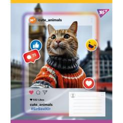 Тетрадь Yes Cute animals А5 24 листа линия Фото 3