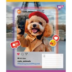 Тетрадь Yes Cute animals А5 24 листа линия Фото 5