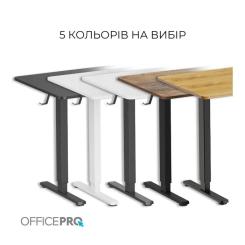 Компьютерный стол OfficePro ODE1470WB White/Black Фото 10
