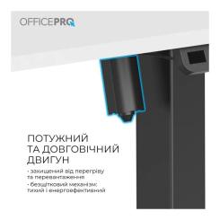 Компьютерный стол OfficePro ODE1470WB White/Black Фото 6