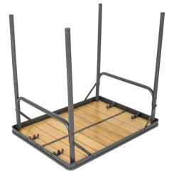 Туристический стол Bo-Camp Margate 75x55 cm Bamboo Brown (1404666) Фото 5