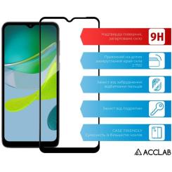 Стекло защитное ACCLAB Full Glue MOTO E13 Black Фото 2