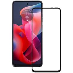 Стекло защитное ACCLAB Full Glue MOTO G24/G34 Black Фото 1
