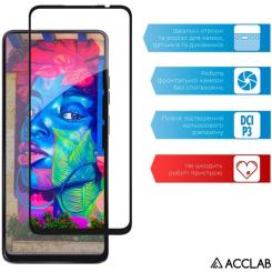 Стекло защитное ACCLAB Full Glue MOTO G24/G34 Black Фото 4