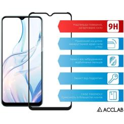Стекло защитное ACCLAB Full Glue Realme C30S Black Фото 2