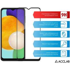 Стекло защитное ACCLAB Full Glue Samsung A13 5G Black Фото 2