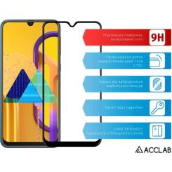Стекло защитное ACCLAB Full Glue Samsung M30s Black Фото 2