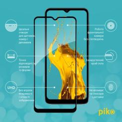 Стекло защитное Piko Full Glue MOTO E13 Black Фото 1