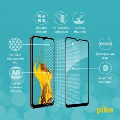 Стекло защитное Piko Full Glue MOTO E13 Black Фото 2