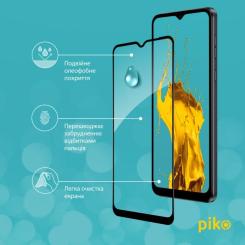 Стекло защитное Piko Full Glue MOTO E13 Black Фото 3